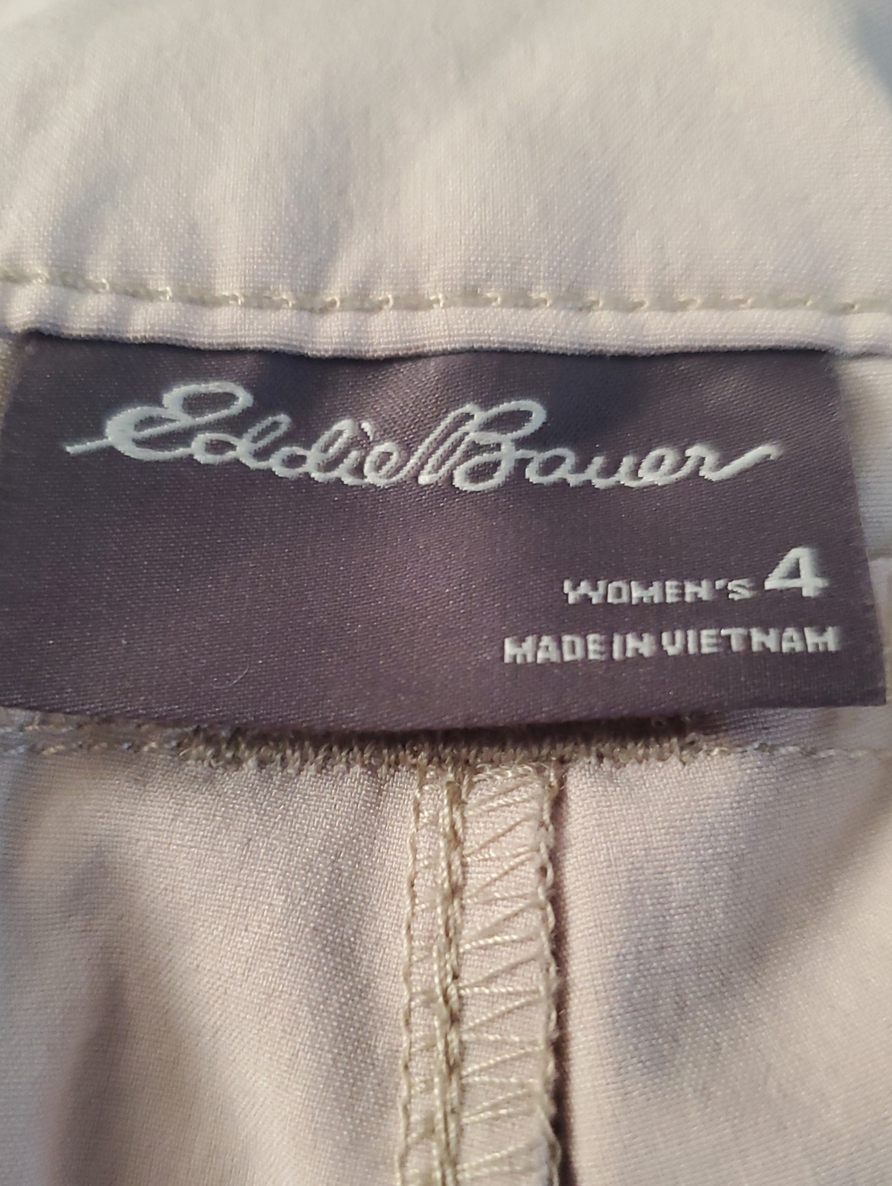 Eddie Baur Light Neutral Utility Crop Pants Size 4 - Picture 6 of 7